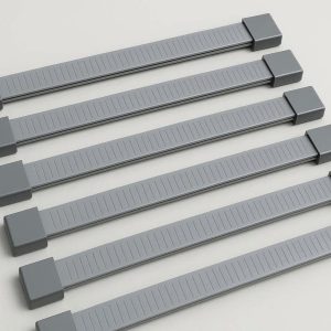 Long Reach Expandable Drawer Dividers for Wide Kitchen Drawers and Pantry Storage Set of 8 Robust Organization Tools Grey